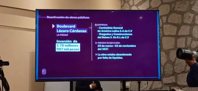 Reactiva Gobierno tres obras públicas de gran impacto en Morelia y La Piedad 