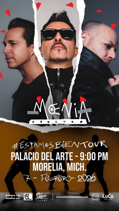  MOENIA Regresa a Morelia Michoacán con su "Estamos Bien Tour" , Adquiere ya tus localidades 