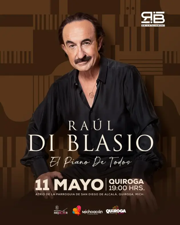 Raúl di Blasio llega a Quiroga en el marco del Día de las Madres 