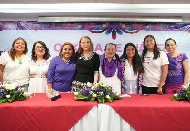 Celeste Ascencio fortalece agenda humanista y de territorio en el 8º Congreso Nacional de Morena Mujeres 