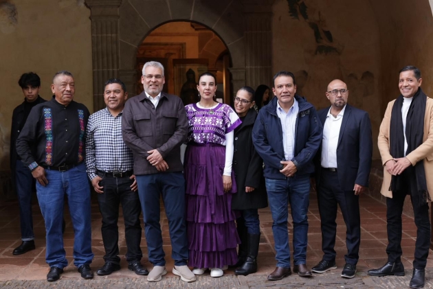 Ramírez Bedolla y Josefina Rodríguez anuncian nueva ruta aérea AIFA-Morelia-Uruapan 