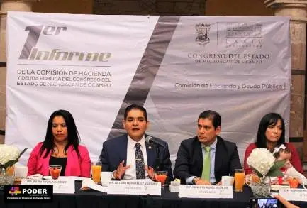 Presenta Comisión de Hacienda y Deuda Pública informe de actividades correspondientes al primer año legislativo 