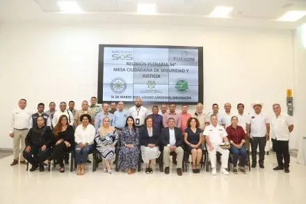 Se inaugura  la 34 Mesa Ciudadana de Seguridad y Justicia de Lázaro Cárdenas Michoacán  