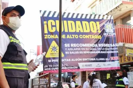 Mantienen cadetes acciones humanitarias contra COVID-19 en Zitácuaro 